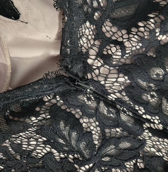 Betsy & Adam Lace Evening Dress - Picture 13 of 14